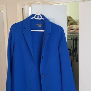 VINCE BLUE WOOL COAT